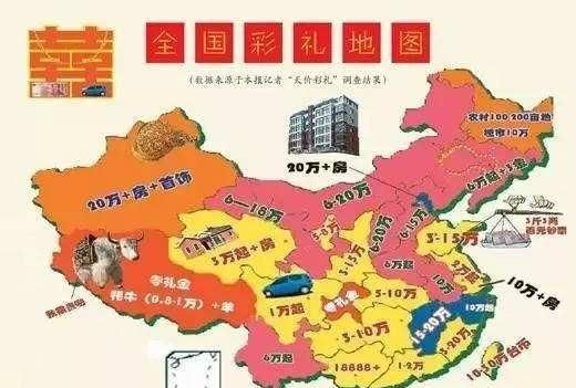 各省农村的彩礼现在是多少啊,在四川农村结婚现在还要彩礼吗图2