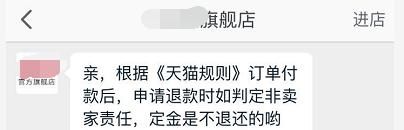 双十一定金可以退吗，双十一付的定金有可能拿回来吗图3